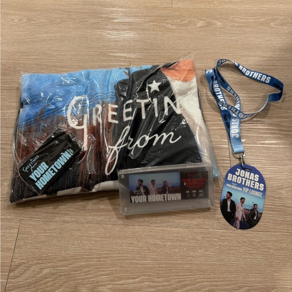 Jonas Brothers Other - Jonas Brothers Greetings From Your Hometown Tour 2025 VIP Merch BRAND NEW